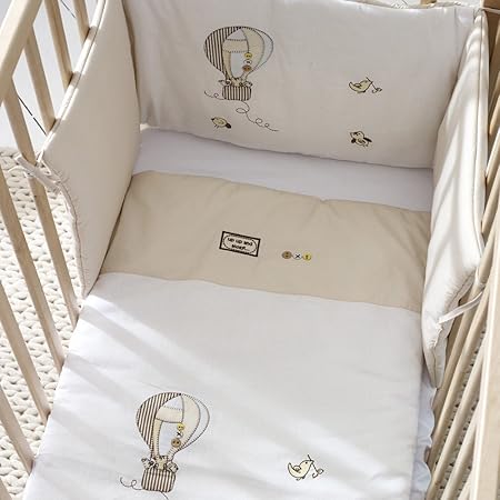 space saver cot bumper set