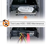 Icy Dock MB082SP 2 Bay 2.5" SSD HDD to 3.5" Bay Bracket Metal Quick Eject view 4