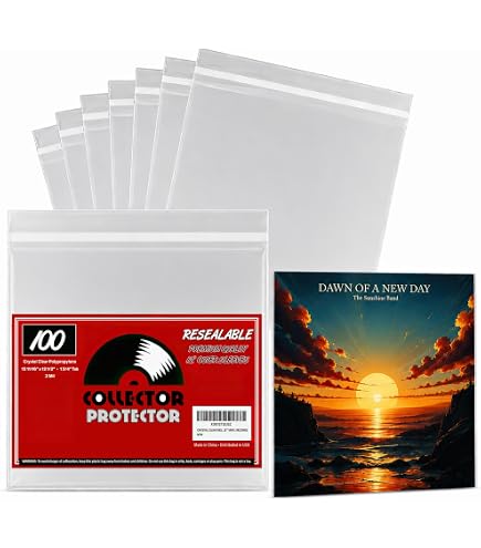 Amazon.com: 100 Taguchi LP 0.06mm Polypropylene Outer Sleeves