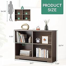 Airdown Bookcase with Open Adjustable