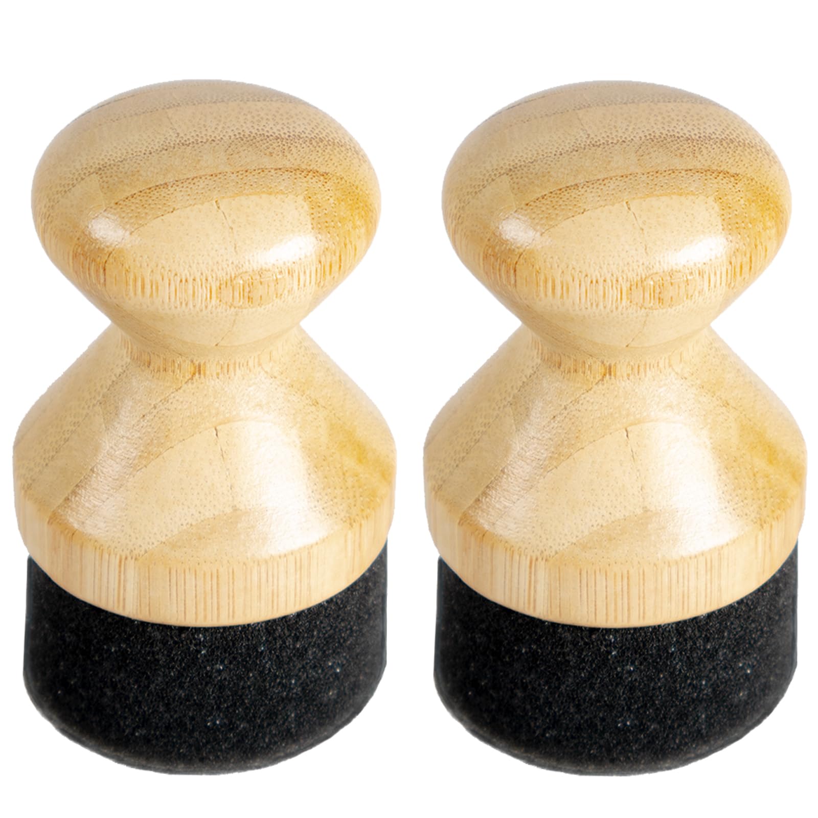 Photo 1 of 2 Pcs Cutting Board Oil Wood Wax Applicator, Food Grade Mineral Oil Beeswax Wood Conditioner Applicator for Round Wood Cutting Board, Butcher Blocks, Bamboo