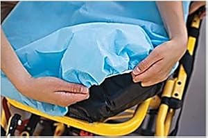 TIDI Products TID 980929 Extra-Strength Tissue/Poly Equipment Drape Sheet, Blue, 40" W x 90" L (Pack of 50)