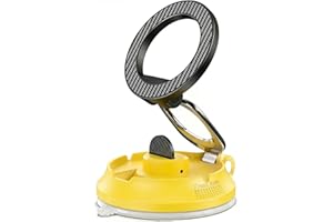 Magnetic Car Phone Holder Mount for MagSafe [90+LB Super Strong Suction] 360�� Rotation, Vacuum Suction Cup Car Mount Dashboar