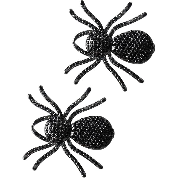 Amazon.com : Beaupretty 4pcs Halloween Spider Hair Clips  display picture 1