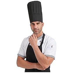 Hyzrz Chef Tall Hat Unisex Adjustable Elastic Baker