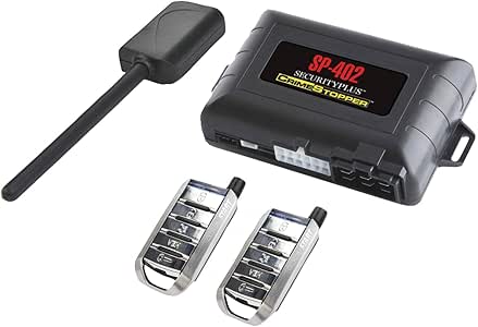 Crimestopper Sp 402 Car Alarm With Remote Start Keyless Entry And Engine Disable Black