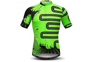 Weimostar Men's Cycling Jersey Short Sleeve Bike Clothing Multicolored Diamond