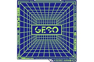 WEFUIT Upgraded Kobra S1 Build Plate Geco Plate,264x276MM PLA Cold Printing Plate (No Heating) Energy Saving Room Temperature Printing Spring Steel Hot Bed for Anycubic Kobra S1 Combo/Kobra S1 ACE Pro.