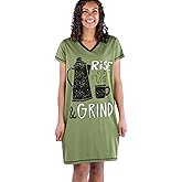 Lazy One Women's Nightgown, Funny V-Neck Sleep Shirt for Women, Novelty Pajama Shirts