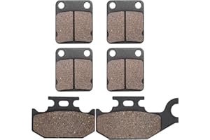 Cyleto FA54 Carbon Fiber Front and Rear Brake Pads for YAMAHA Kodiak YFM 400 YFM400 2000 2001 2002 2003 2004 2005 2006 Grizzl
