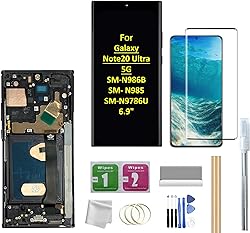 for Glaxy Note20 Ultra LCD Screen with Frame
