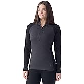 SmartWool Womens Classic Thermal Merino Base Layer 1/2 Zip Hoodie