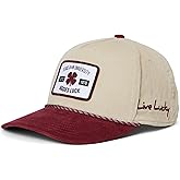 Black Clover Standard Texas A&M Legacy Adjustable Snapback Hat, Natural/Maroon/Corduroy with Rope HD Patch