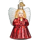 Old World Christmas Baby Angel Glass Blown Ornament for Christmas Tree, Handcrafted Holiday Decoration, Religion Collection