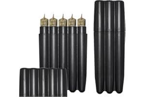 CYT PRIME DESIGN Cigarette Case Preroll Case Holder Case 120MM Long,Very Strong, Pocket Size for Easy Storage(1pcs 3 Hole and 1pcs 5 Hole)