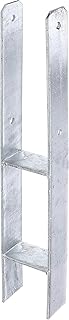 GAH-Alberts 213824 H-Pfostenträger | feuerverzinkt | lichte Breite 71 - 161 mm | Gesamthöhe 600 - 800 mm | Materialstärke 4 - 8 mm | lichte Breite 91 mm | Gesamthöhe 600 mm | Materialstärke 5 mm