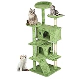 FDW Cat Tree 54in Cat Tower Multi-Level Durable Cat