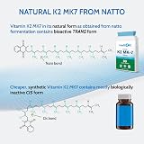 Health4All Vitamin K2 MK7 200mcg 90 Tablets UK Made Natto Vegan view 3