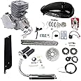 CUBELLIN Upgraded 100cc Bicycle Engine Kit 2 Stroke Bicycle Motor Kit Low Fuel Consumption Bike Engine Kit Air Cooling Bicycle Engine Kit 2024 New Motorized Bike Kit 36/44 Teeth Full Set