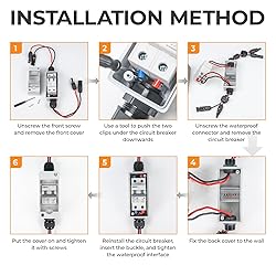 Pjerjzn 25A Solar Panel Disconnect Switch 400V