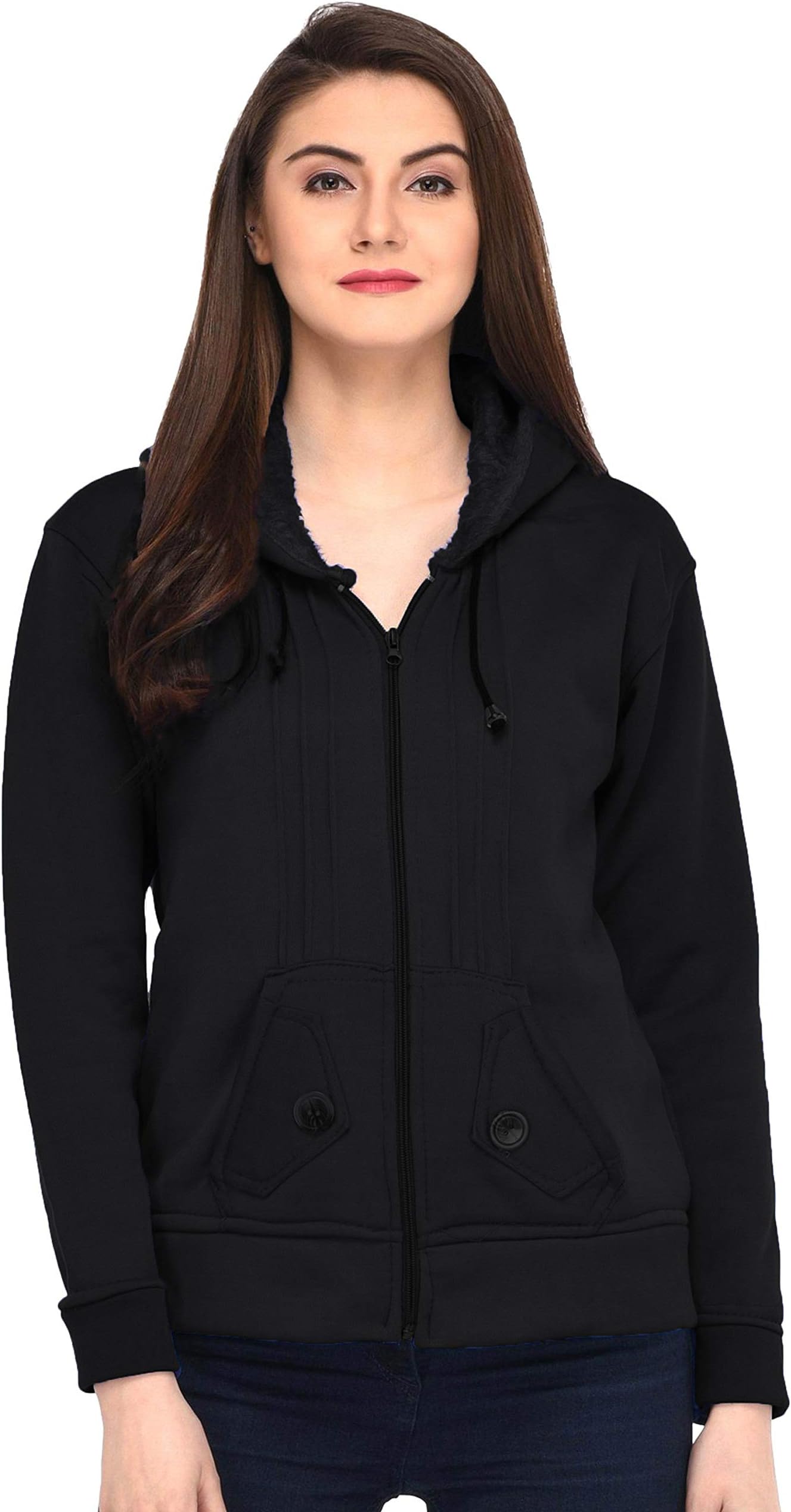 Fasnoya Women Hooded Fleece Sweatshirt - Many Color Options