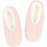 Panda Bros Slipper Socks For Women With Grippers, Fuzzy Womens Slipper Socks With Non Slip Bottoms, Cozy Warm House Slippers