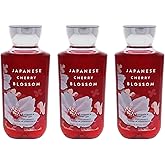 Japanese Cherry Blossom by Bath and Body Works for Women - 10 oz Shower Gel - Pack of 3