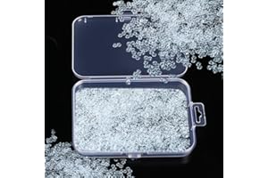 FOJOO 1000 Pieces Rubber Band S Clips for Loom Bracelets,Rubber Band Bracelet Kit with Clips & Connectors, Rainbow Loom DIY Bracelet Making,Clear Plastic Clips for Kids & Adults Crafts