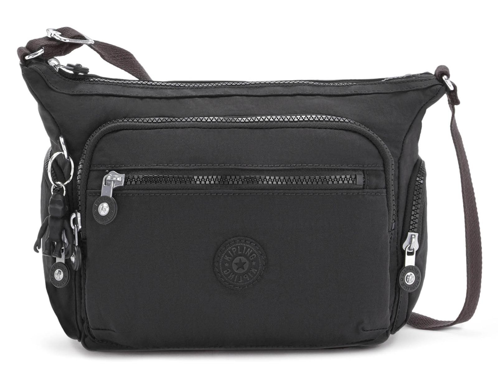 Kipling GABBIE S Kleine Umhängetasche, Black Noir (Schwarz)