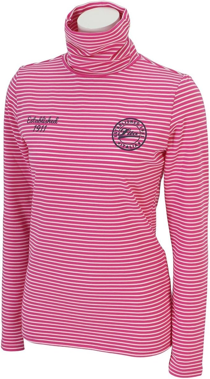 Amazon フィラ Fila 長袖シャツ ポロシャツ 長袖ハイネックシャツ レディス ゴルフシャツ 通販