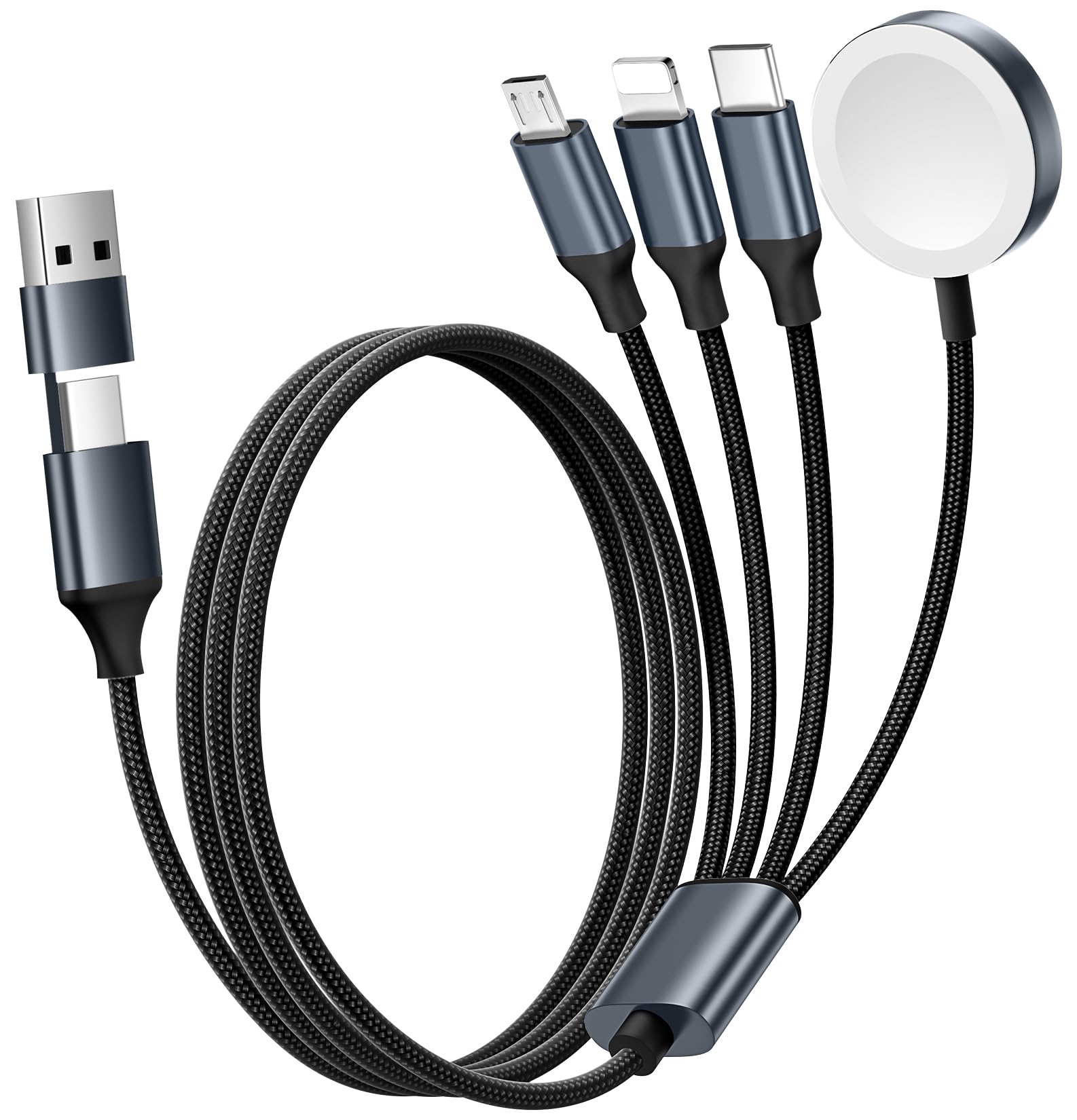 Renmou for Apple Watch Charger,4 in 2 Multi
