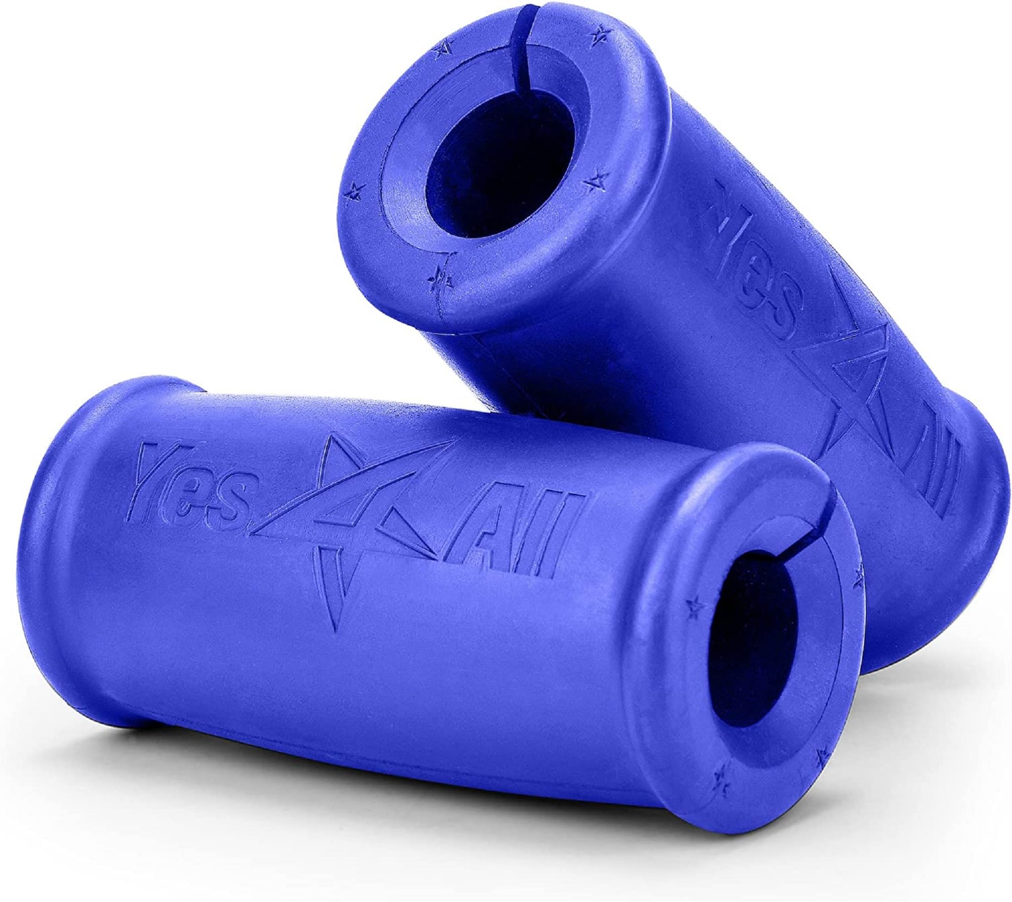 Yes4All WA0A Barbell and Dumbbell bar Grips, 5,6 cm, Blue