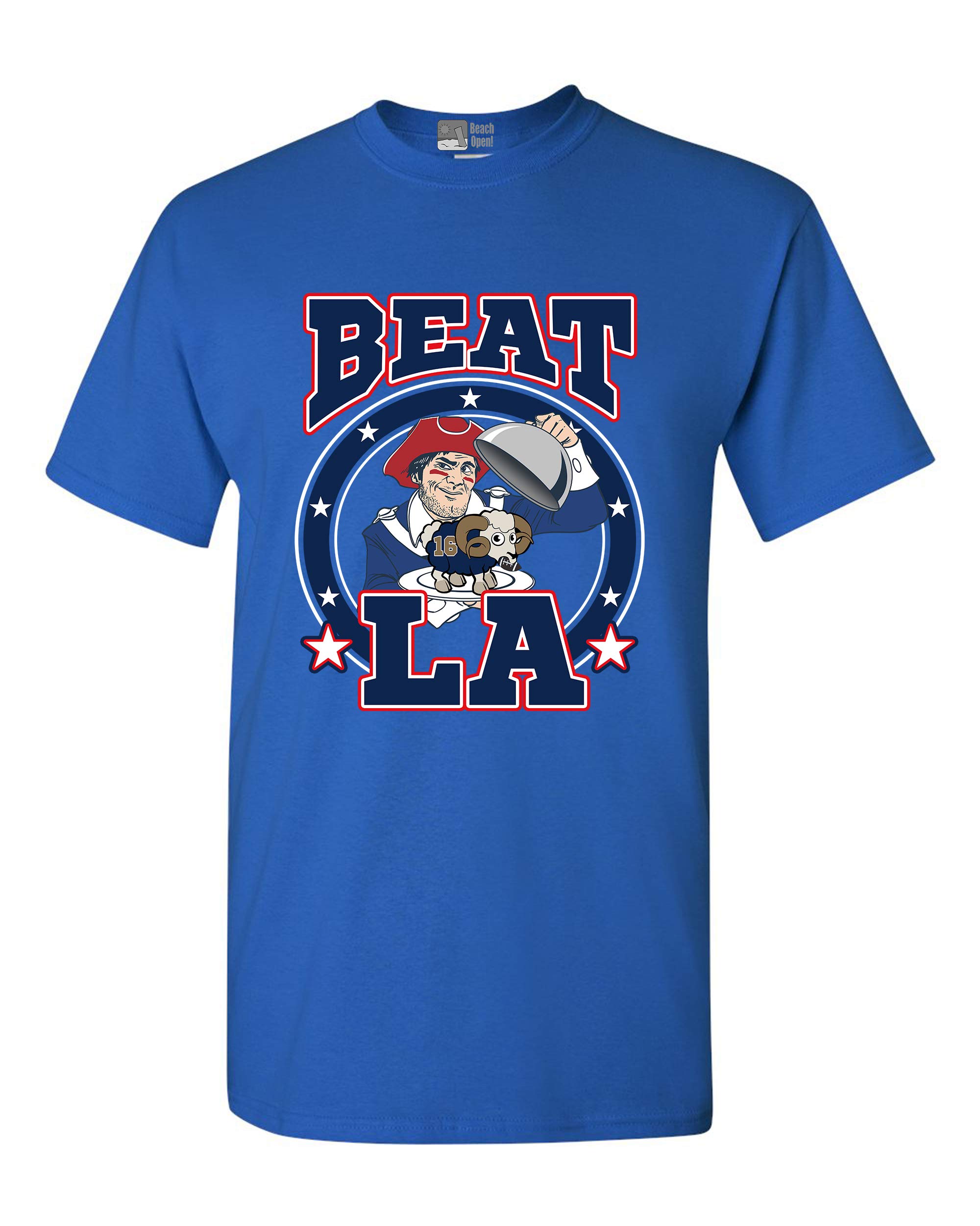 Beat La New England Football Fan Gear Dt Adult T Shirt Tee Stellanovelty