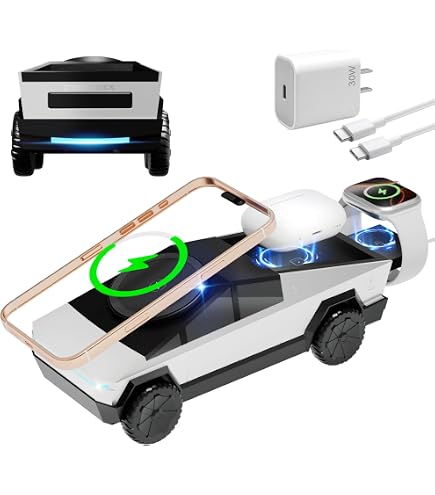 Amazon.com: CyberDock 3-in-1 Qi2 15W Fast Charging Station for
