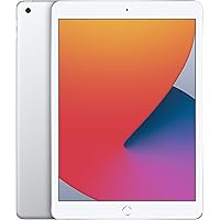 2020 Apple iPad (10.2-inch, Wi-Fi, 32GB) - Silver (8th Generation)