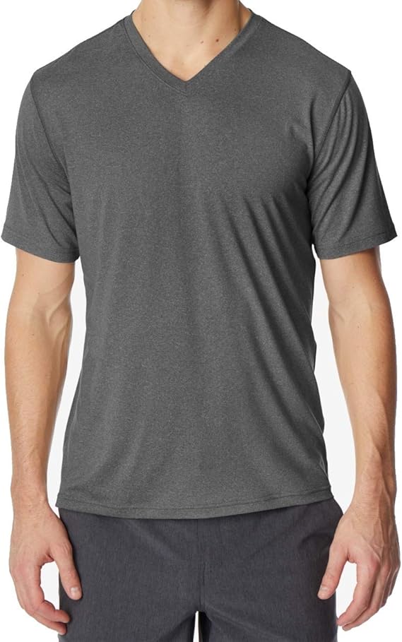 Amazon.com: 32 DEGREES Men's Small V Neck Performance T-Shirt $25 Gray ...