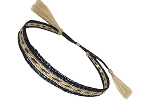 Gamboa 100% Natural Horsehair Hat Bands for Cowboy and Panama Hats for Men and Women Western Hat Bands