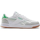 Reebok Women's Court Advance Sneaker, Footwear White/Sport Green/Pure Grey 2, Women's Size 8.5