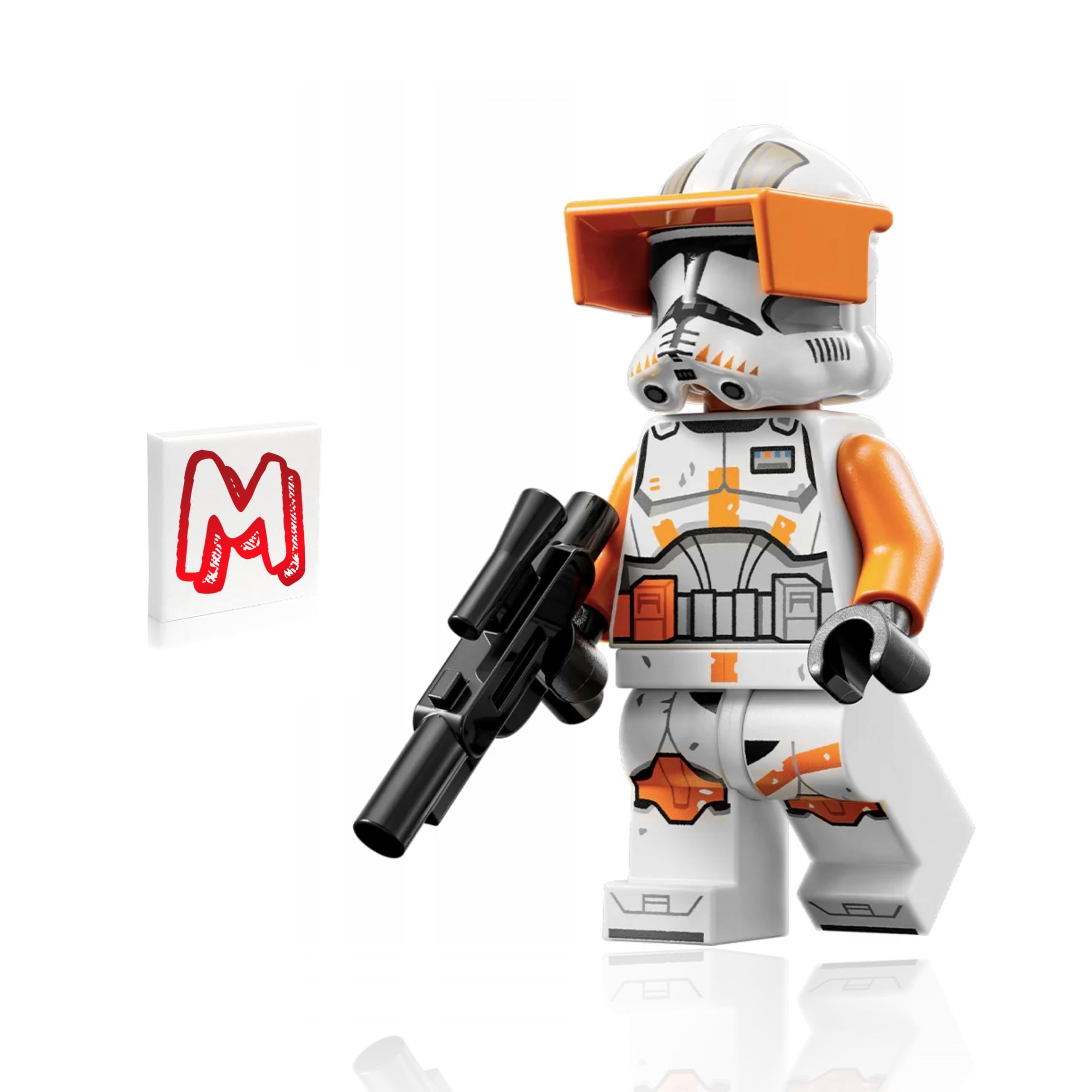 LEGO Star Wars Revenge of The Sith Minifigure - Clone Trooper Commander Cody, 212th Attack Battalion (Phase 2) with Visor and Blaster 75337
