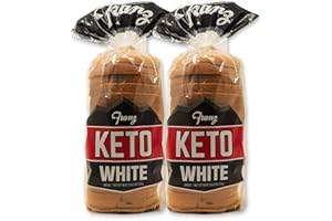 FRANZ BAKERY White Keto Bread - Zero NET Carbs - Keto Diet Approved - 2 Loaf Pack (2 x 18oz)