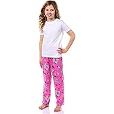 INTIMO Mean Girls Girls' On Wednesdays We Wear Pink Sleep Tossed Print Pajama Pants