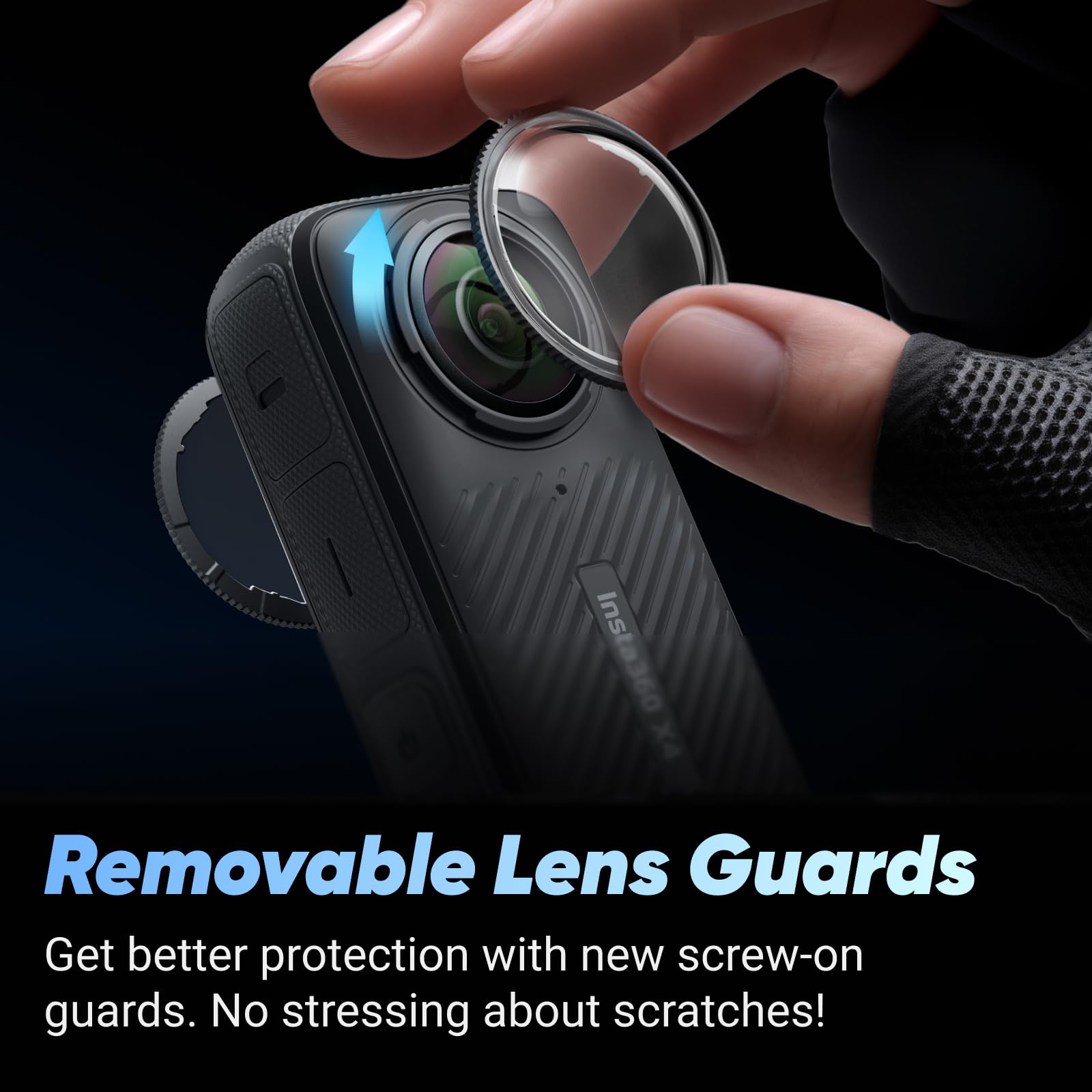 Insta360 X4 Motorcycle Bundle- 8K Waterproof 360 Action Camera, 4K Wide-Angle Video, Invisible Selfie Stick, Removable Lens Guards, 135 Min Battery Life, AI Editing, Stabilization, for Sports, Travel