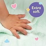 Little Gubbins 6 Bamboo Wash Cloths 25x25cm 100% Natural Baby Towels view 4
