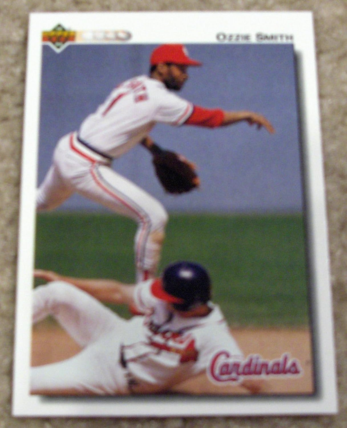 1992 Upper Deck Ozzie Smith 177 MLB Baseball Card Collectibles & Fine Art