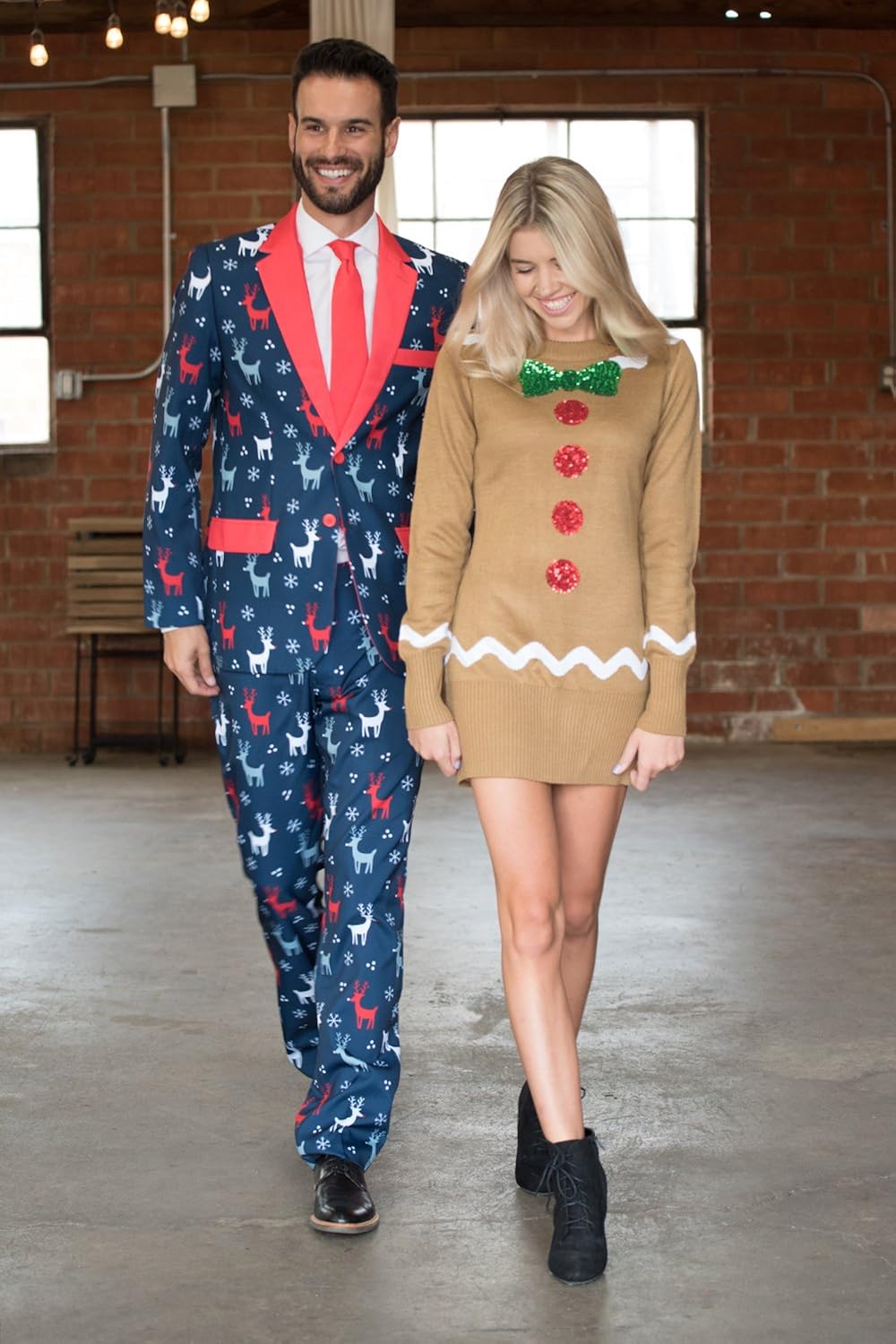 gingerbread sweater dress