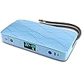 HALO Bolt Ultimate 2.0, Portable Vehicle Jump Starter with Air Compressor, Power Bank, Floodlight with Digital Display Charges Multiple Devices, Blue Waves