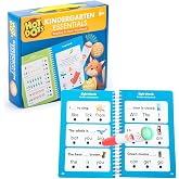 Educational Insights Hot Dots Kindergarten Essentials: Reading &amp; Math Workbook - Kindergarten Workbooks with Interactive Pen, Homeschool Learning Books, Build Reading Fluency and Math Skills, Ages 5+
