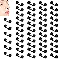 50 Pcs Nose Filters Disposable Nasal Filters Nose Filters for Dust Nose Plug Filter Softness Sponge Nose Dust Filter Nostril Filters for Tanning Dust Nose Protection for Outdoor Black