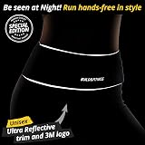 Build & Fitness Running Belt Flip Waist Belt Phone Holder Key Clip view 5