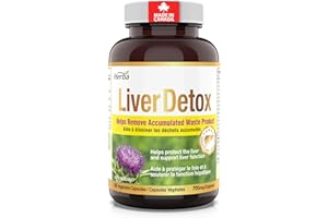 Herba Liver Detox Supplement - 60 Capsules | Liver Health Supplement with Milk Thistle and 6 Other Ingredients | Liver Suppor